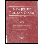 New Jersey Rules of Court Federal 2006