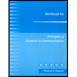 Principles of Research in Communication (Workbook)