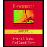 E Commerce  Business, Technology, Society   With Chapter 13 and 14