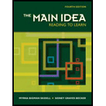 Main Idea  Reading to Learn