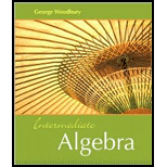 Intermediate Algebra  With CD