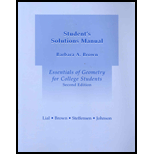 Essentials of Geometry for College Students (Student Solution Manual)