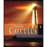 Thomas Calculus, Alternate Edition