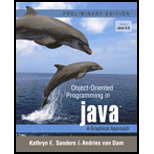 Object Oriented Programming in Java  A Graphical Approach   With CD (Preliminary)