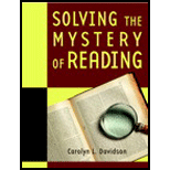 Solving the Mystery of Reading