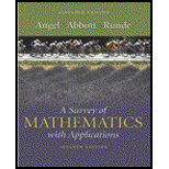 Survey of Mathematics With Applications