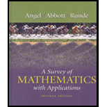 Survey of Mathematics With Application   With Student Solution Manual