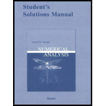 Numerical Analysis   Student Solution Manual