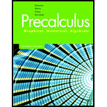 Precalculus  Graphical, Numerical, Algebraic