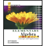 Elementary Algebra  Concepts and Applications  Package