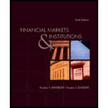 Financial Markets and Institutions