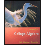 Essentials of College Algebra