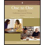 One to One  Resources for Conference Centered Writing