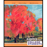 Algebra for College Students