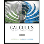 Calculus and Its Applications   With Mystatlab