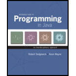 Introduction to Programming in Java