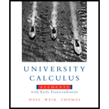 University Calculus  Elements with Early Transcendentals