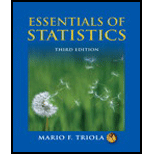 Essentials of Statistics - With CD-Package -  TRIOLA, Paperback