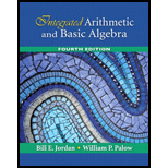 Integrated Arithmetic and Basic Algebra With Worksheet and Card