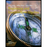 Beginning and Intermediate Algebra   With CD  Package