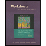 Developmental Mathematics Worksheets