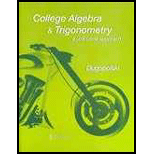 College Algebra and Trigonometry   With Access