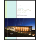 cover of Introductory Mathematical Analysis for Business, Economics, and the Life and Social Sciences (13th edition)