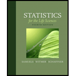 Statistics for the Life Sciences