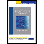 Biostatistical Analysis (Looseleaf)