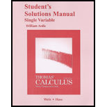 Thomascalculus, Early Trans.   Student Solution