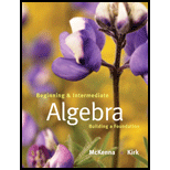 Beginning and Intermediate Algebra   With 2 CDs Package