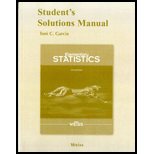 Elementary Statistics   Student Solutions Manual