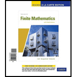 Finite Mathematics with Applications (Looseleaf)