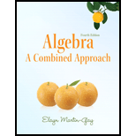 Algebra  Combined Approach