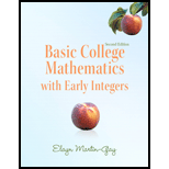 Basic College Math   With Early Integers