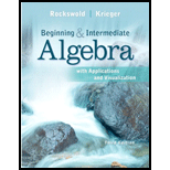 Beginning and Intermediate Algebra With Applications   With Access