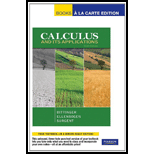 Calculus and Its Applications (Looseleaf)