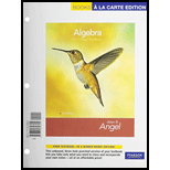 Algebra - With Access (Looseleaf) - Allen R. Angel