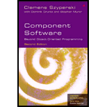 Component Software  Beyond Object Oriented Programming