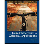 Finite Mathematics and Calc. With Application   With Mymathlab