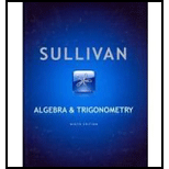 Algebra and Trigonometry   With Access