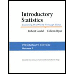 Introductory Statistics, Volume 2 (Prelim.) -  Gould, Paperback