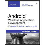 Android Wireless Application Development, Volume II