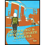 Beginning and Intermediate Algebra   With Access