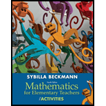 Mathematics for Elementary Teachers With Activities