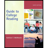 Guide to College Reading   With Access