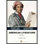 American Literature, Volume I