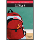 Simple, Clear, and Correct Essays   With Access