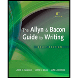 Allyn and Bacon Guide to Writing, Brief With Access