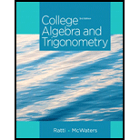 College Algebra and Trigonometry   With Access